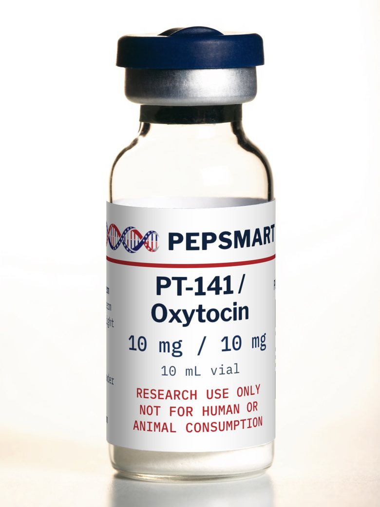 PepsMartUSA PT-141 / Oxytocin 10mg / 10mg research vial